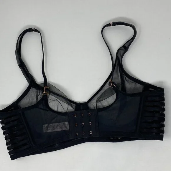 Agent Provocateur Kelsie Black Bra 34B New Bras